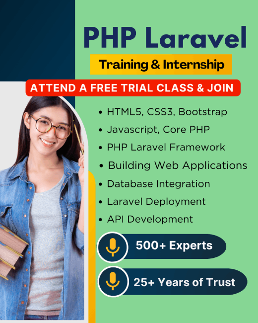 Php Laravel Training in Perumbavoor