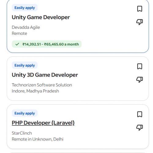 AI for Game Development internship jobs in Trivandrum