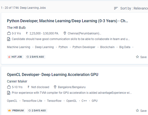 Deep Learning internship jobs in Idukki