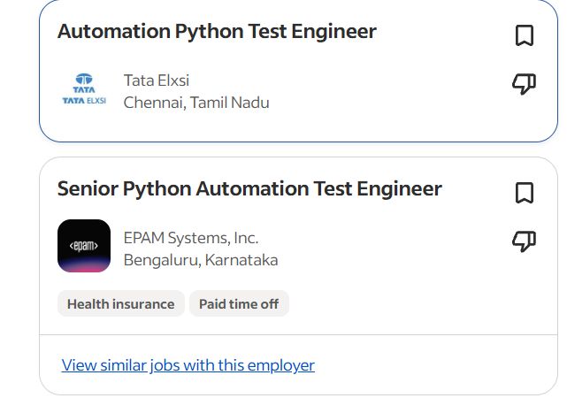 Embedded Software Testing with Python internship jobs in Cochin