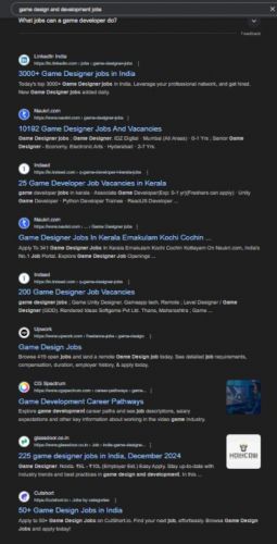 Game Design and Development internship jobs in Kasaragod