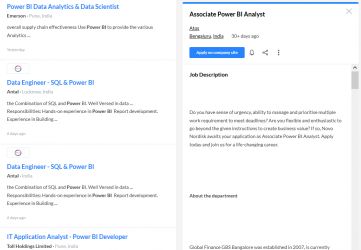 Power BI internship jobs in Kozhikode